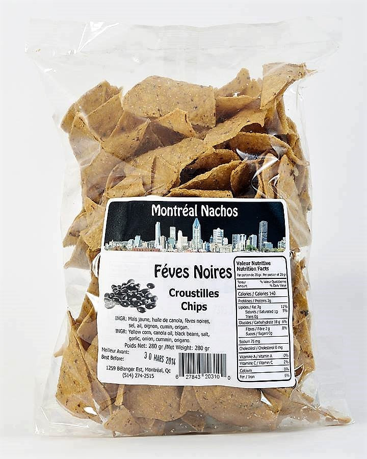 Nacho fèves noires (Montréal Nachos)