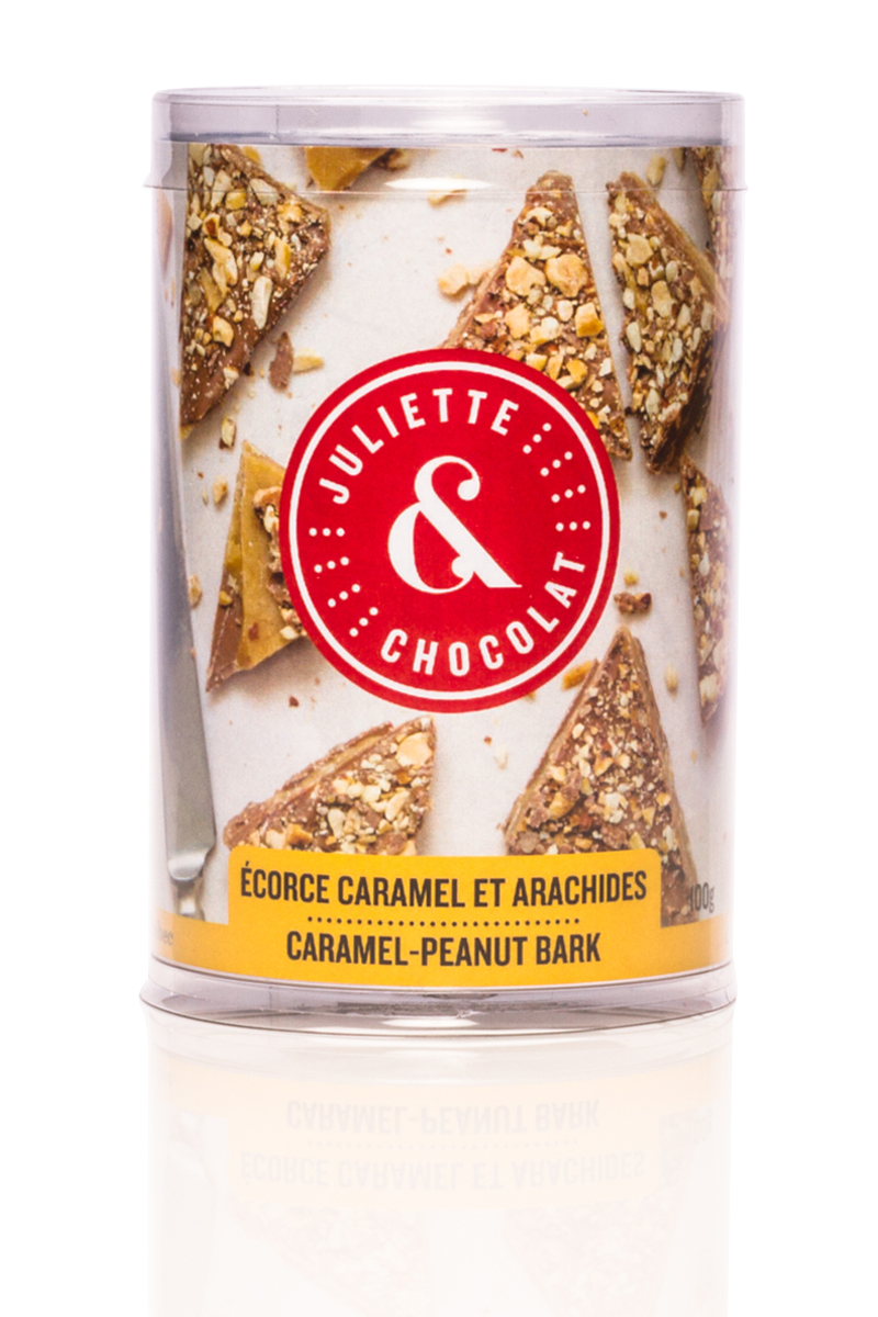 Caramel-peanut bark (Juliette et Chocolat)