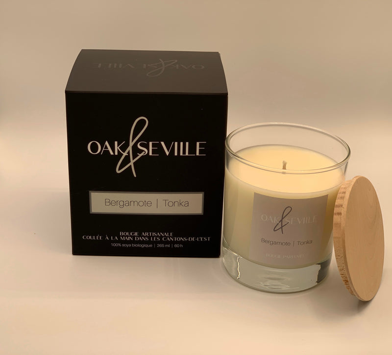 Bergamot Candle | Tonka (Oak & Seville)
