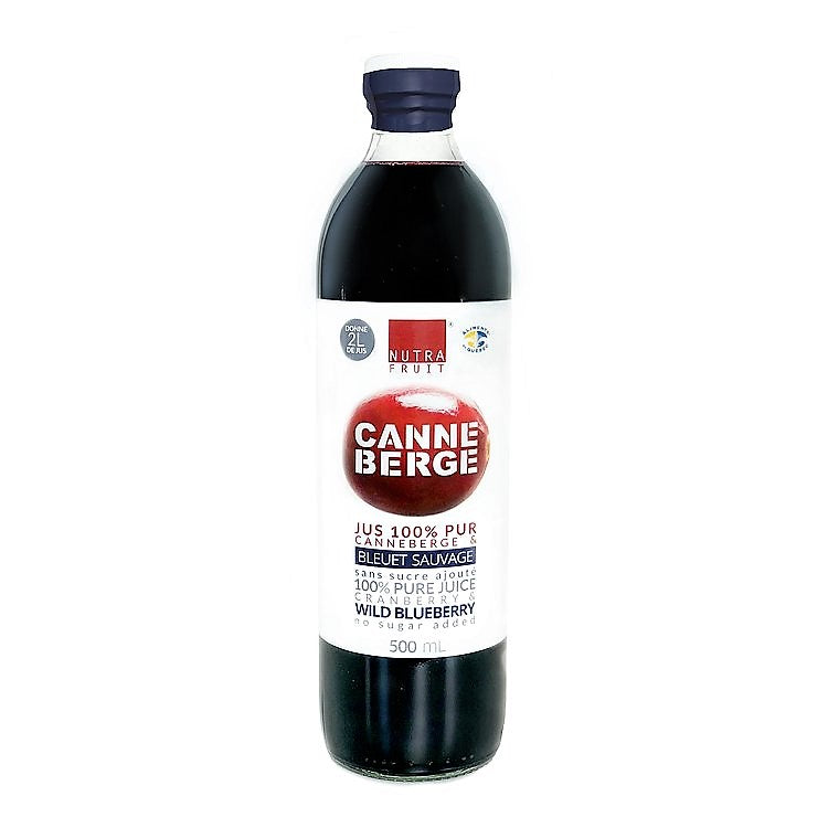 100% Pure Cranberry & Wild Blueberry Juice (Nutrafruit)