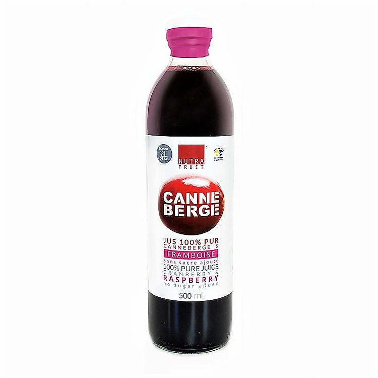 100% Pure Cranberry & Raspberry Juice (Nutrafruit)